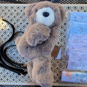 Essential Beige Bear Crossbody
